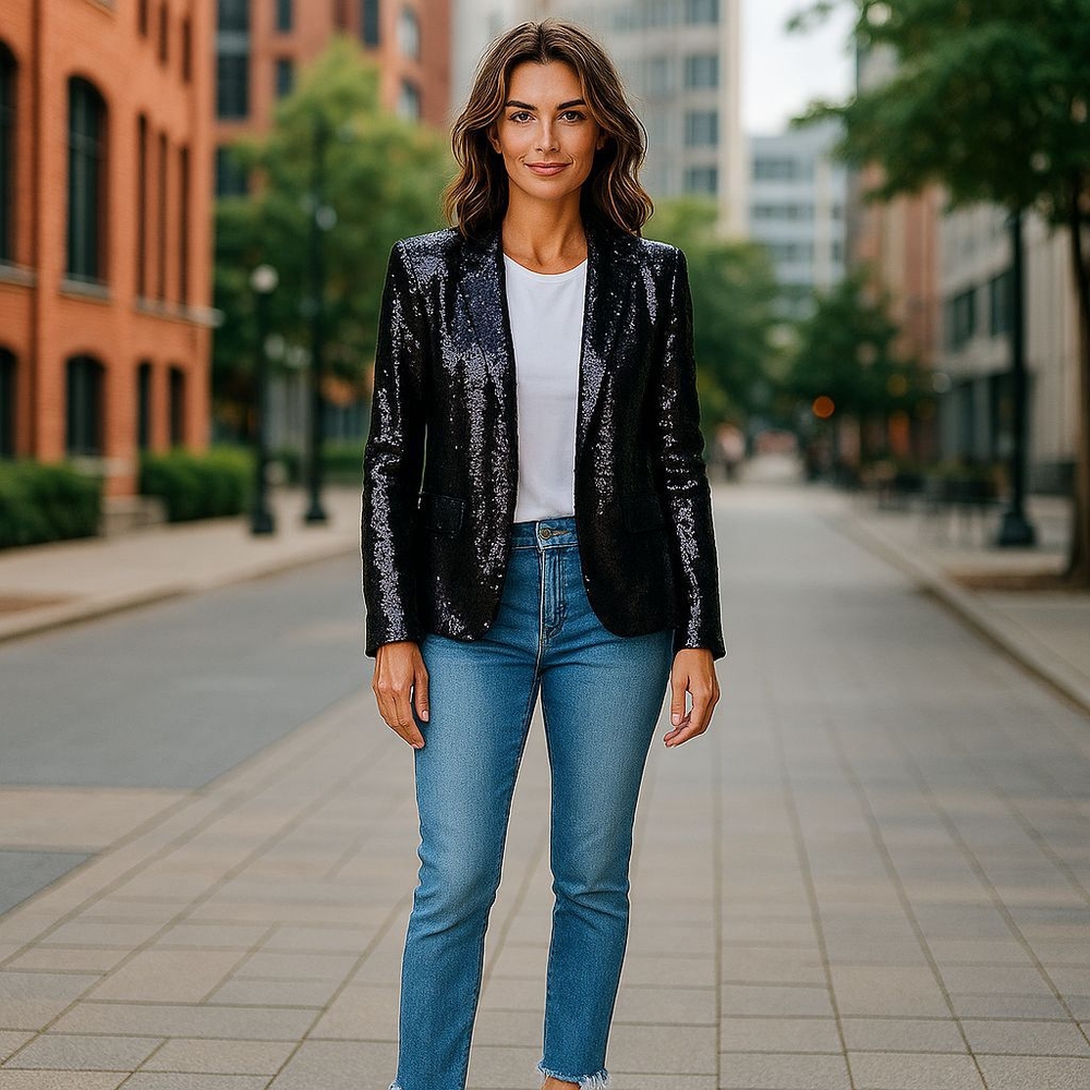 BARILA SEQUIN BLAZER
